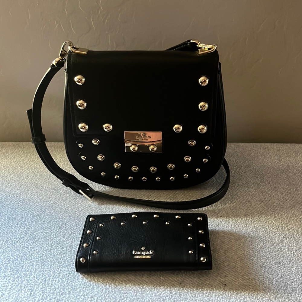 KATE SPADE- Madison Avenue Collection. Crossbody bag and matching wallet